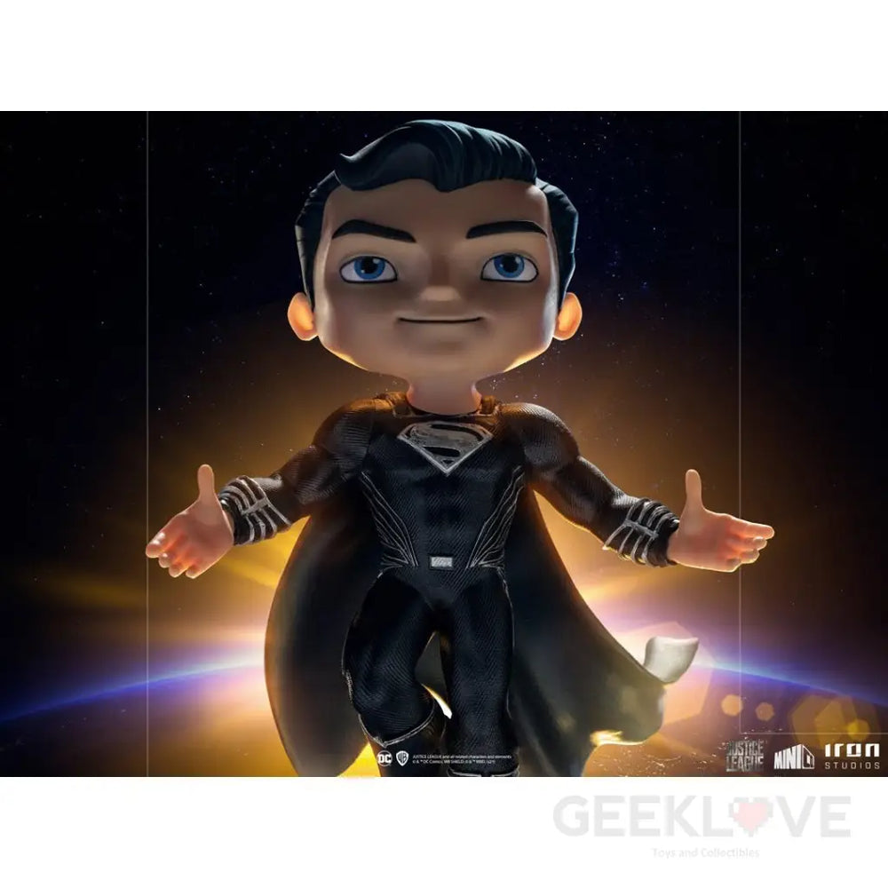 Justice League Mini Co. Superman (Black Suit) - GeekLoveph