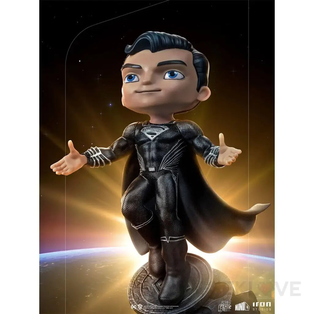 Justice League Mini Co. Superman (Black Suit) - GeekLoveph