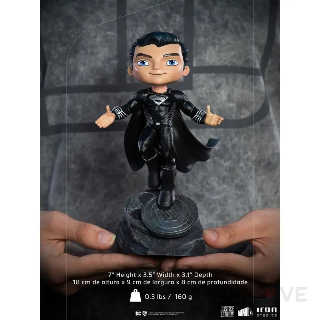 Justice League Mini Co. Superman (Black Suit) - GeekLoveph