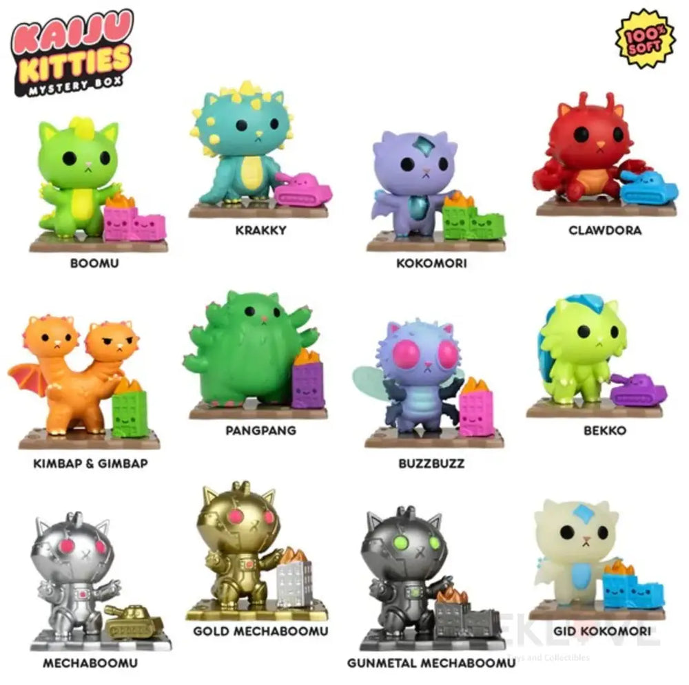 Kaiju Kitties Mystery Box Series 1 (Box Of 9) Blind