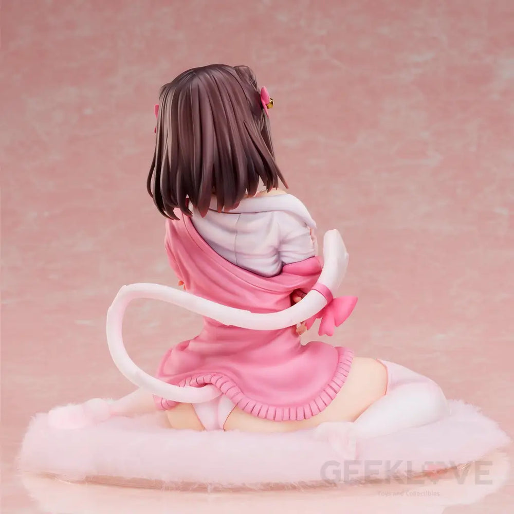 Katto Illustration On Ribbon Hairpin-Chan Scale Figure