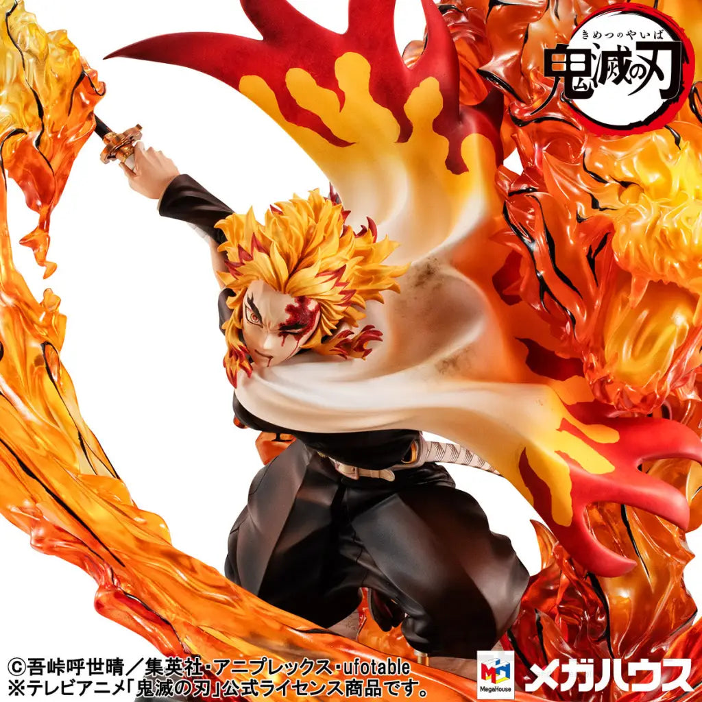 Kimetsu No Yaiba Kyojuro Rengoku Flame Breathing Fifth Form Tiger Preorder