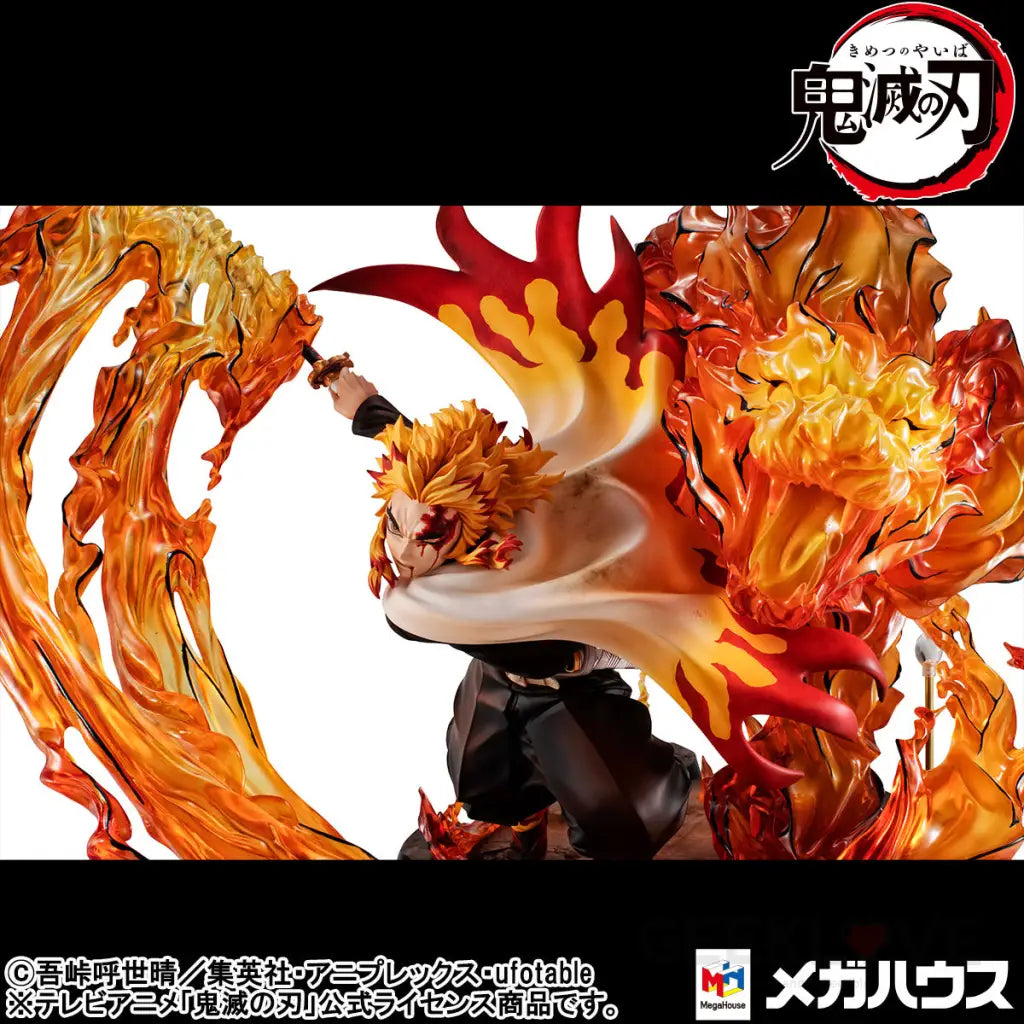 Kimetsu No Yaiba Kyojuro Rengoku Flame Breathing Fifth Form Tiger Preorder