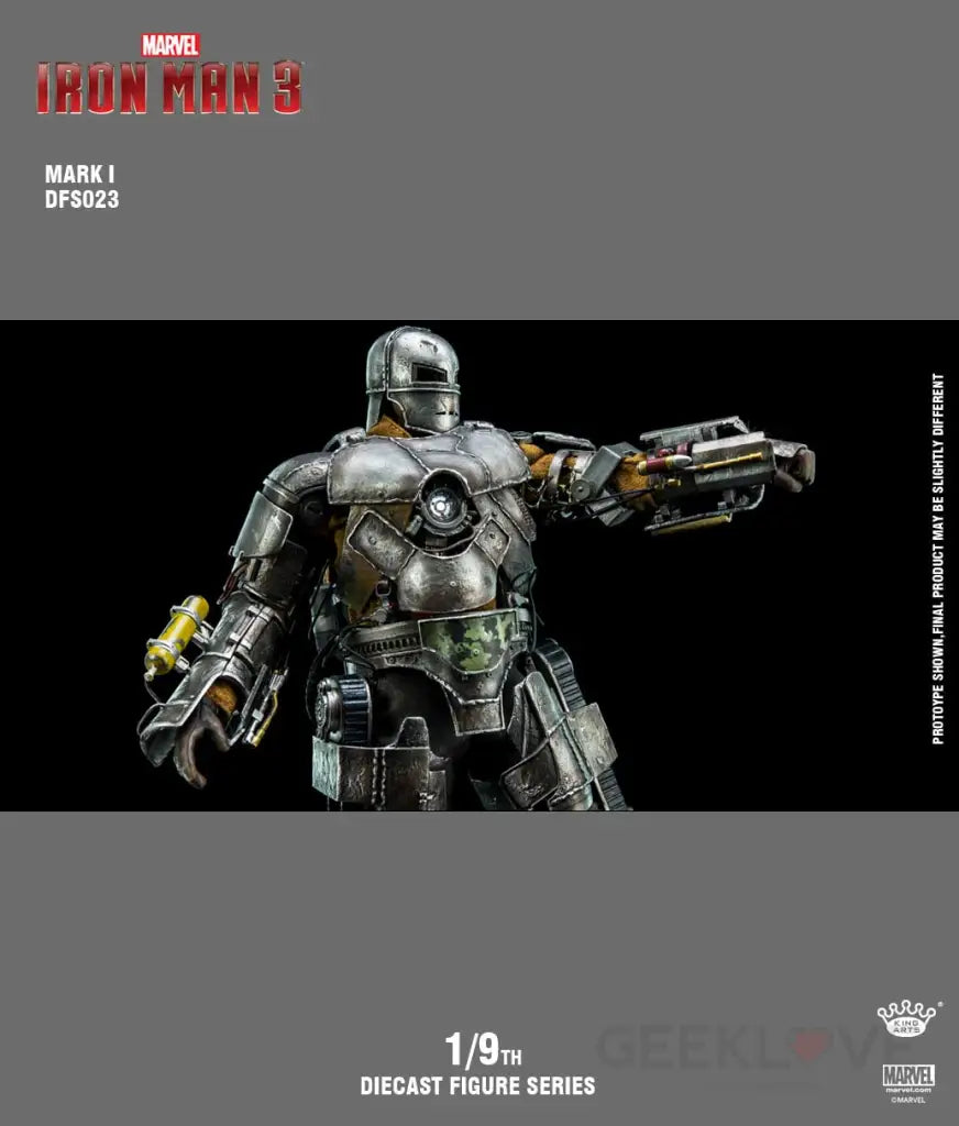 King Arts 1/9 DFS023 Iron Man Mark1 - GeekLoveph