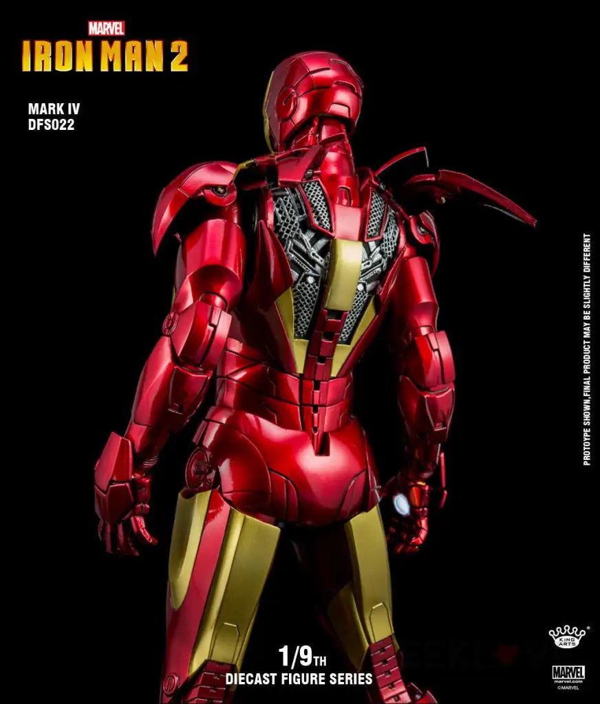 King Arts: Iron Man Mark 4 1/9 Scale DFS022 - GeekLoveph