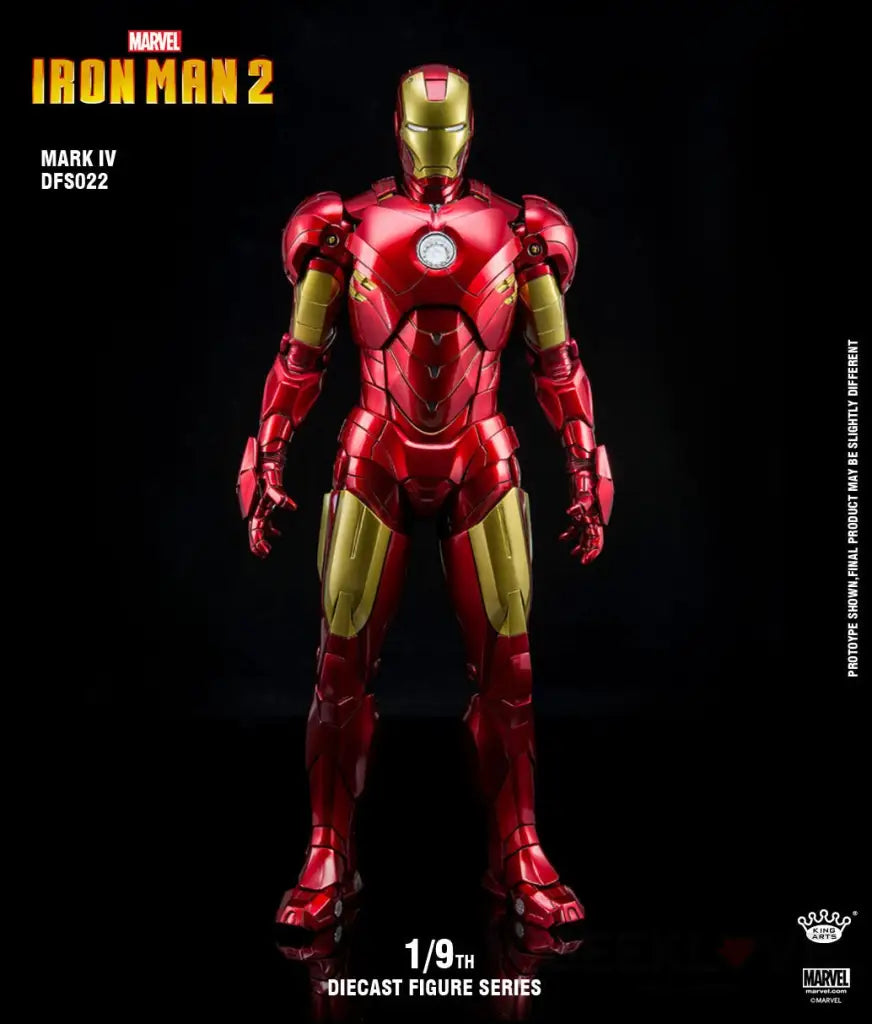 King Arts: Iron Man Mark 4 1/9 Scale DFS022 - GeekLoveph