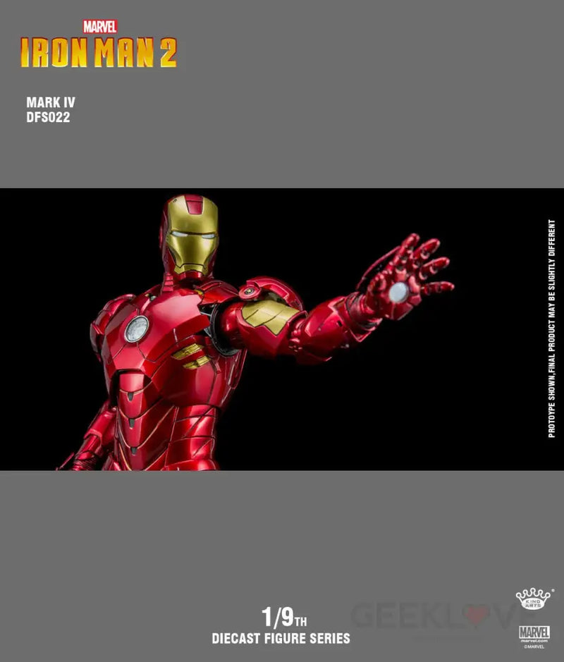 King Arts: Iron Man Mark 4 1/9 Scale DFS022