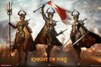 Knight of Fire (Black) 1/6 Scale Action Figure - GeekLoveph