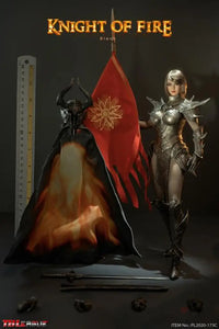 Knight of Fire (Black) 1/6 Scale Action Figure - GeekLoveph