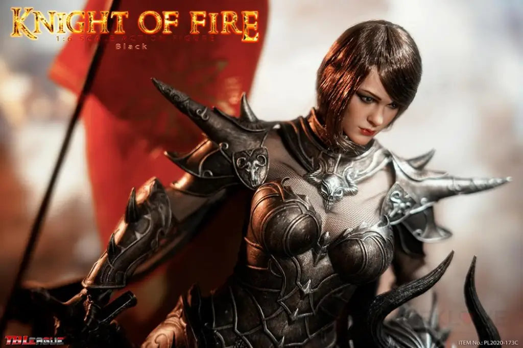 Knight of Fire (Black) 1/6 Scale Action Figure - GeekLoveph