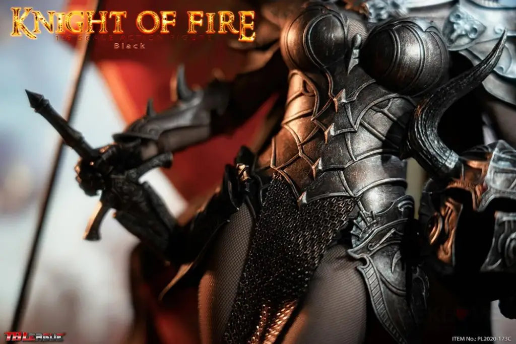 Knight of Fire (Black) 1/6 Scale Action Figure - GeekLoveph