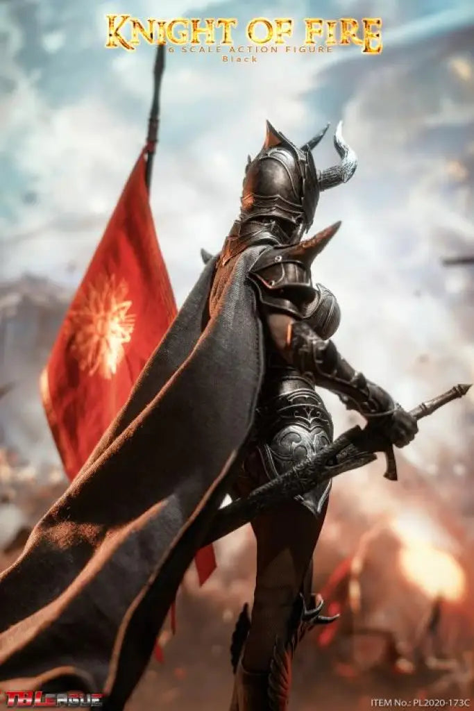 Knight of Fire (Black) 1/6 Scale Action Figure - GeekLoveph