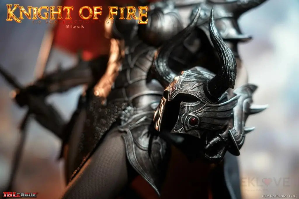 Knight of Fire (Black) 1/6 Scale Action Figure - GeekLoveph