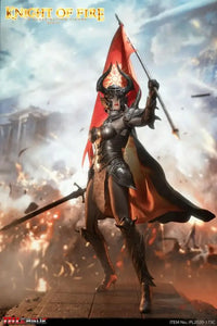 Knight of Fire (Black) 1/6 Scale Action Figure - GeekLoveph