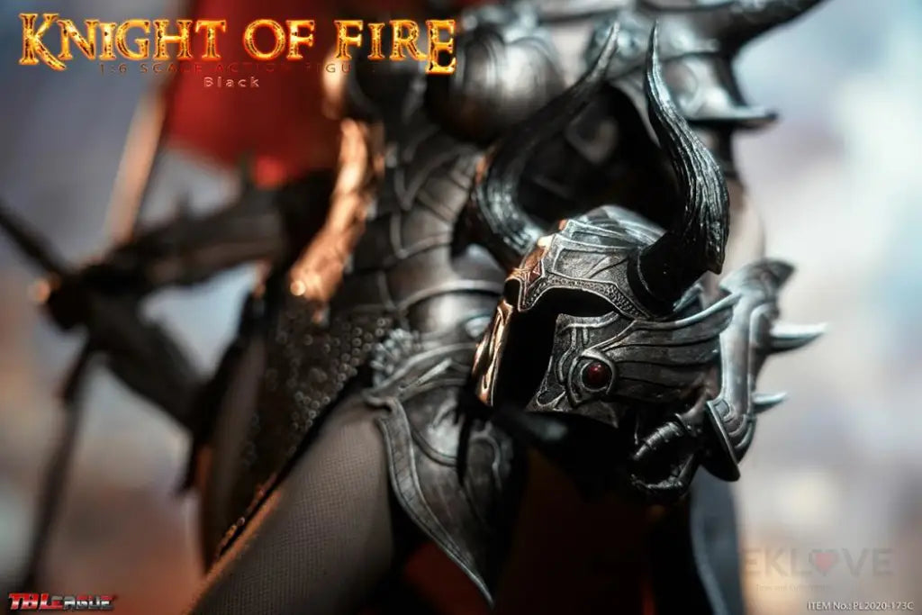 Knight of Fire (Black) 1/6 Scale Action Figure - GeekLoveph