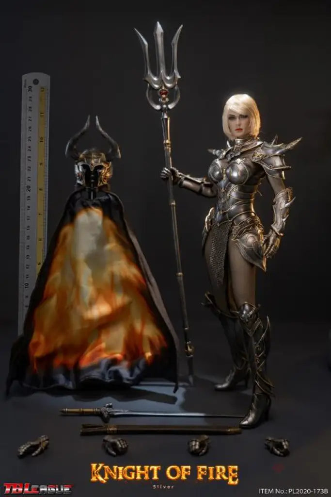 Knight Of Fire (Silver) 1/6 Scale Action Figure Preorder