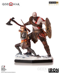 Kratos and Atreus Deluxe Art Scale 1/10 - God of War - GeekLoveph