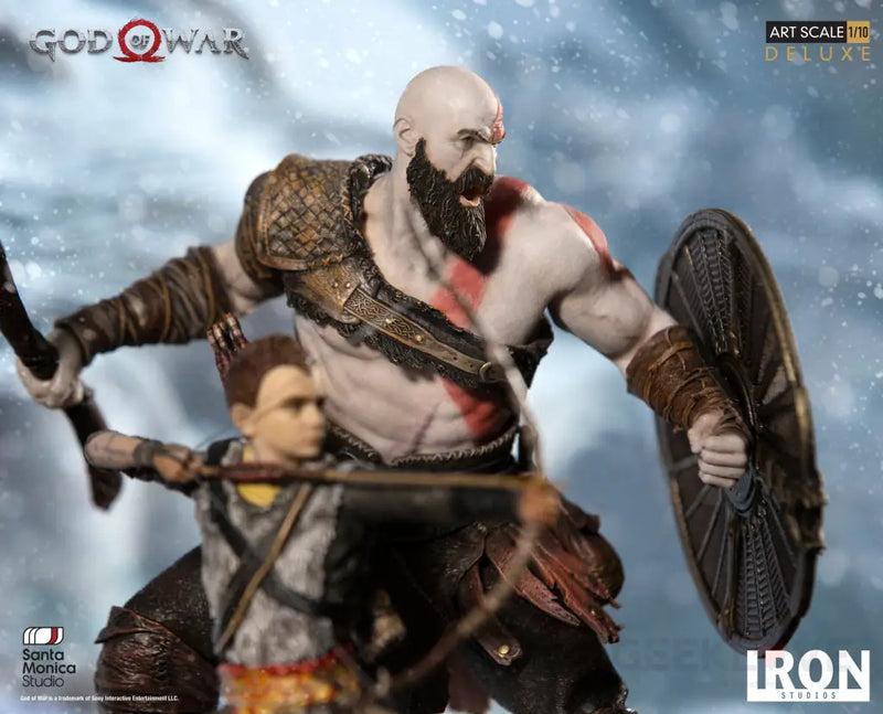Kratos and Atreus Deluxe Art Scale 1/10 - God of War-REOFFER