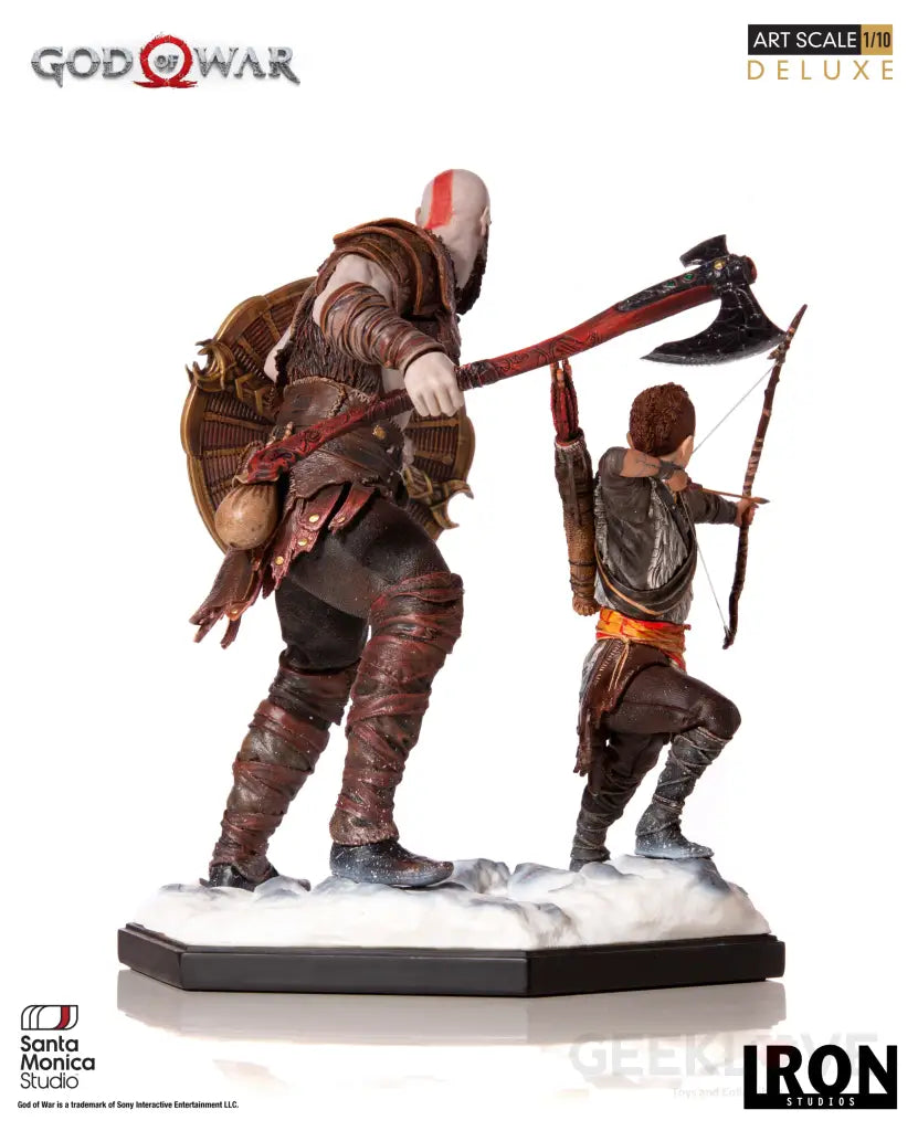 Kratos and Atreus Deluxe Art Scale 1/10 - God of War-REOFFER - GeekLoveph
