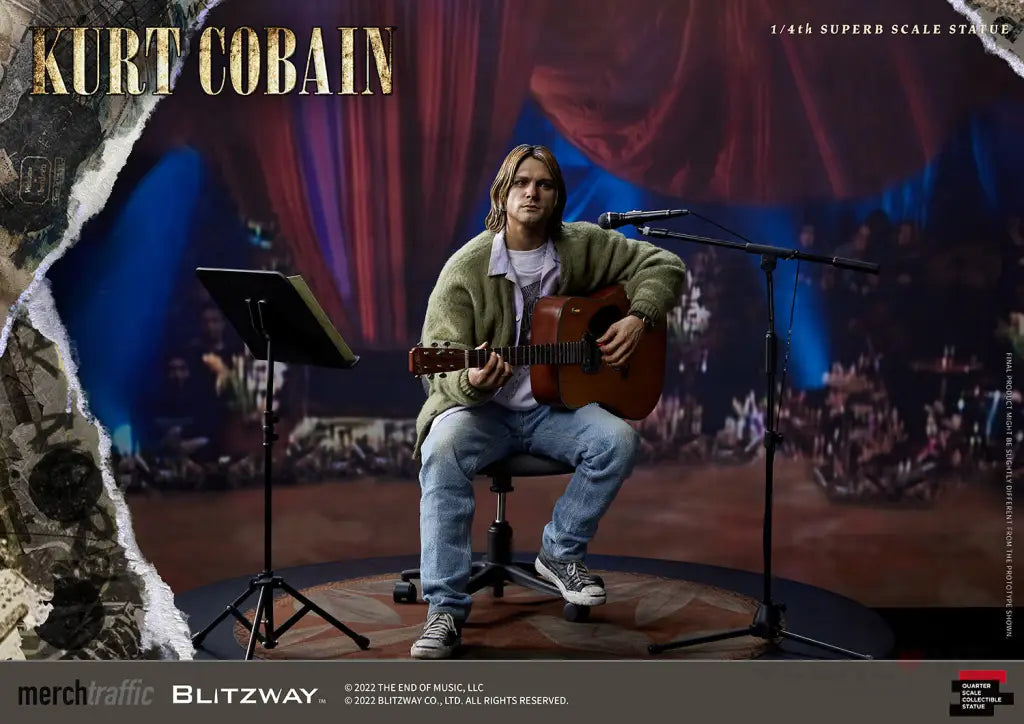Kurt Cobain 1/4 Scale Statue Preorder
