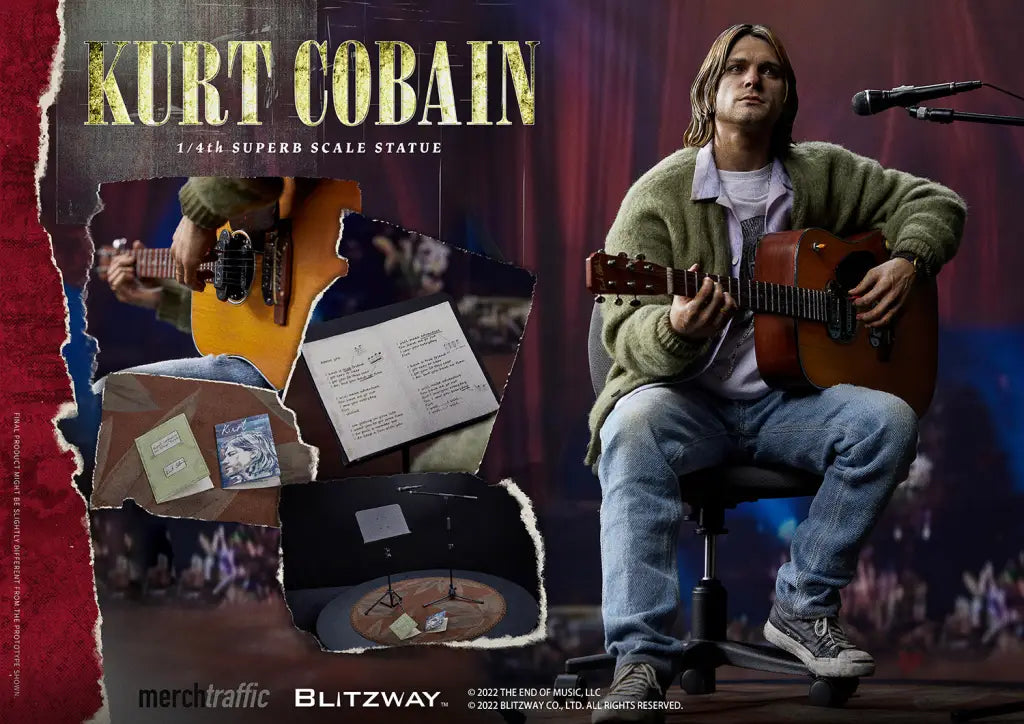 Kurt Cobain 1/4 Scale Statue Preorder