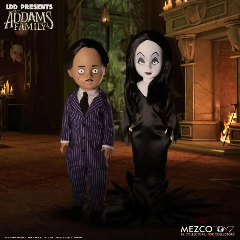 LDD Presents: The Addams Family Gomez and Morticia Two-Pack - GeekLoveph