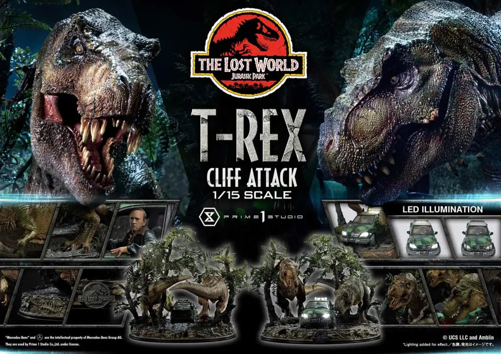 Legacy Museum Collection The Lost World: Jurassic Park (Film) T-Rex Cliff Attack