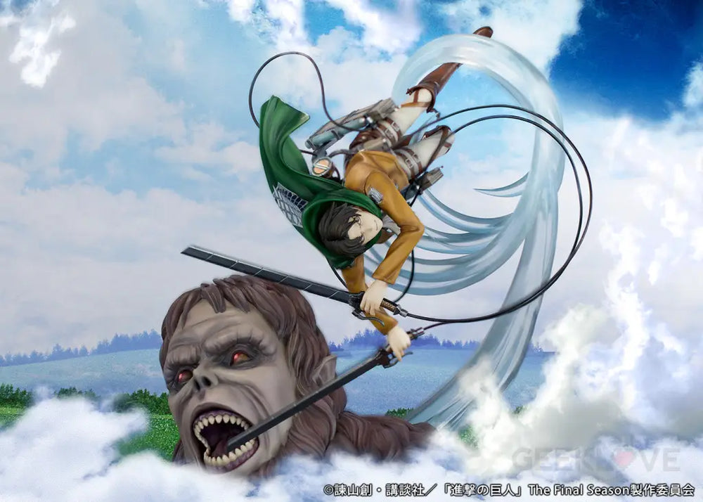 Levi Vs Beast Titan Ver. Scale Figure