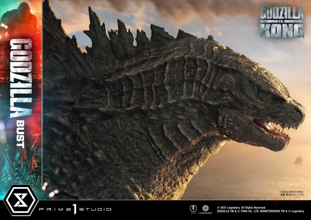 Life Size Bust Godzilla Vs Kong Bonus Version