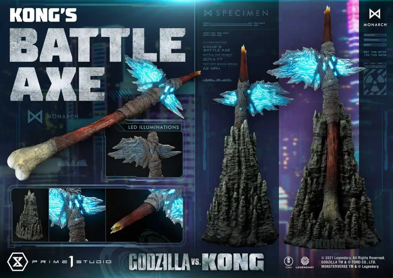 Life Size Bust Godzilla vs Kong Kong's Battle Axe