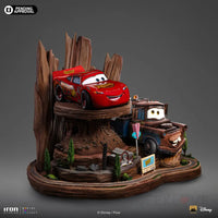 Lightning Mcqueen & Tow Mater Deluxe Art Scale 1/10 Figure