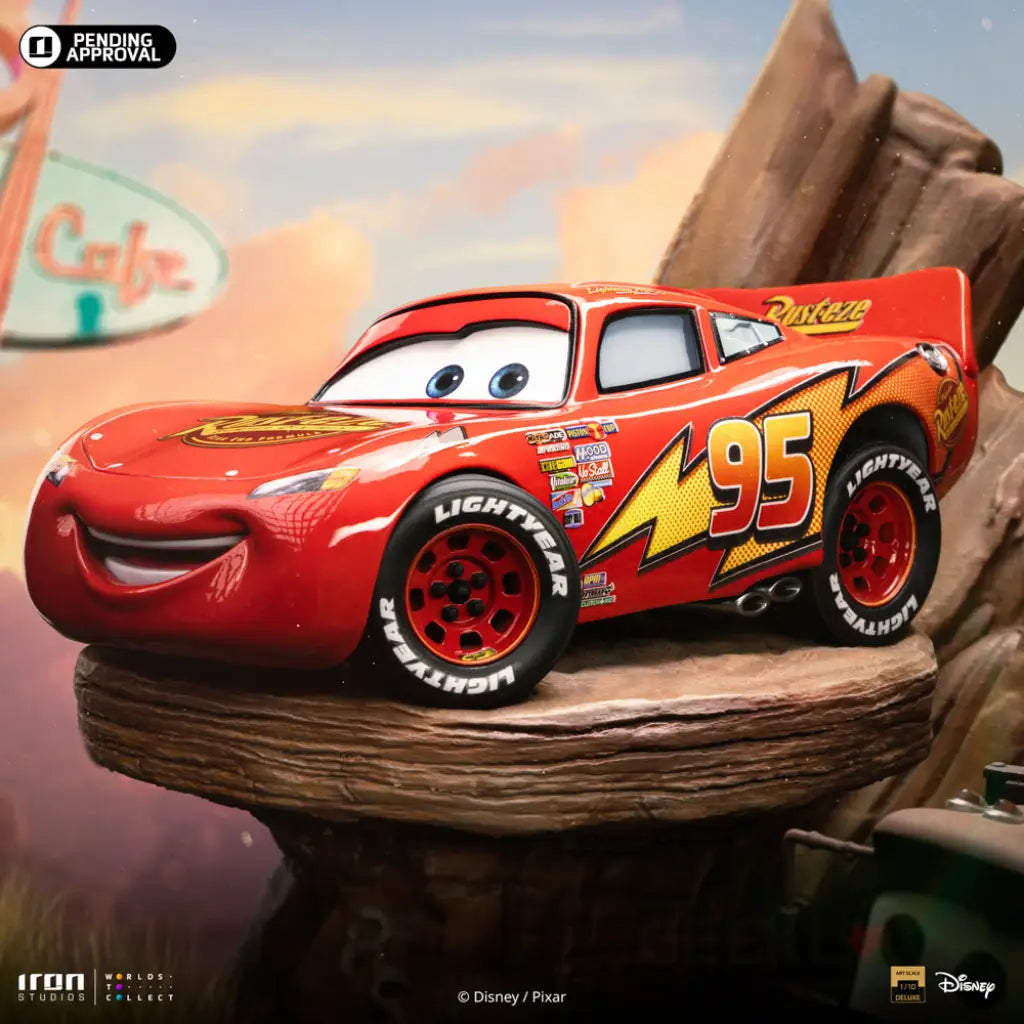 Lightning Mcqueen & Tow Mater Deluxe Art Scale 1/10 Figure