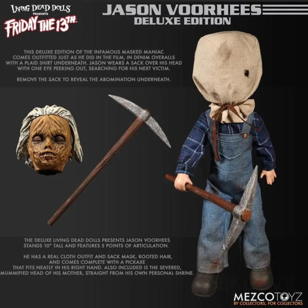 Living Dead Dolls Presents: Friday The 13th Part II Jason Voorhees (Deluxe Edition) - GeekLoveph