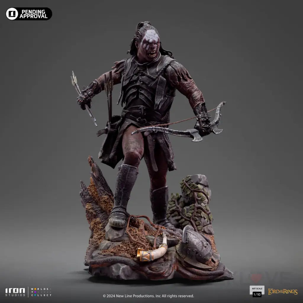 Lord Of The Ringslurtz Uruk Hai Leader Art Scale 1/10 Figure