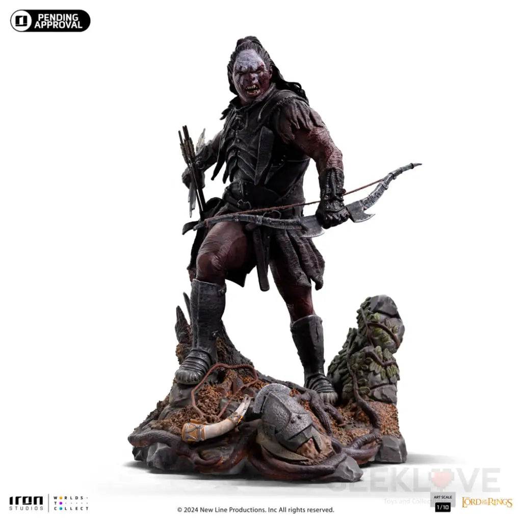 Lord Of The Ringslurtz Uruk Hai Leader Art Scale 1/10 Figure