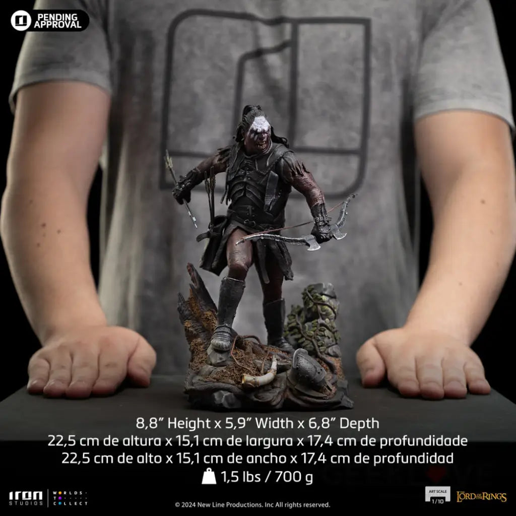 Lord Of The Ringslurtz Uruk Hai Leader Art Scale 1/10 Figure