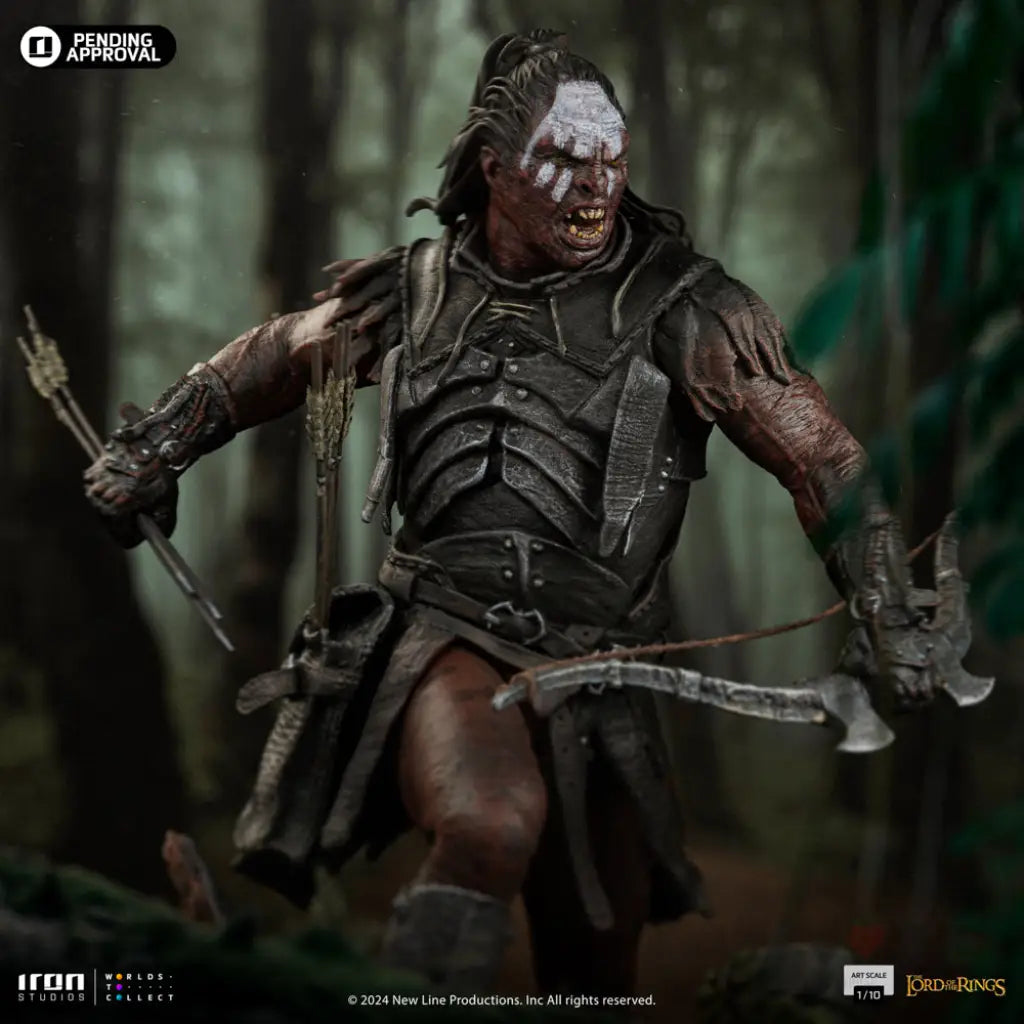 Lord Of The Ringslurtz Uruk Hai Leader Art Scale 1/10 Figure