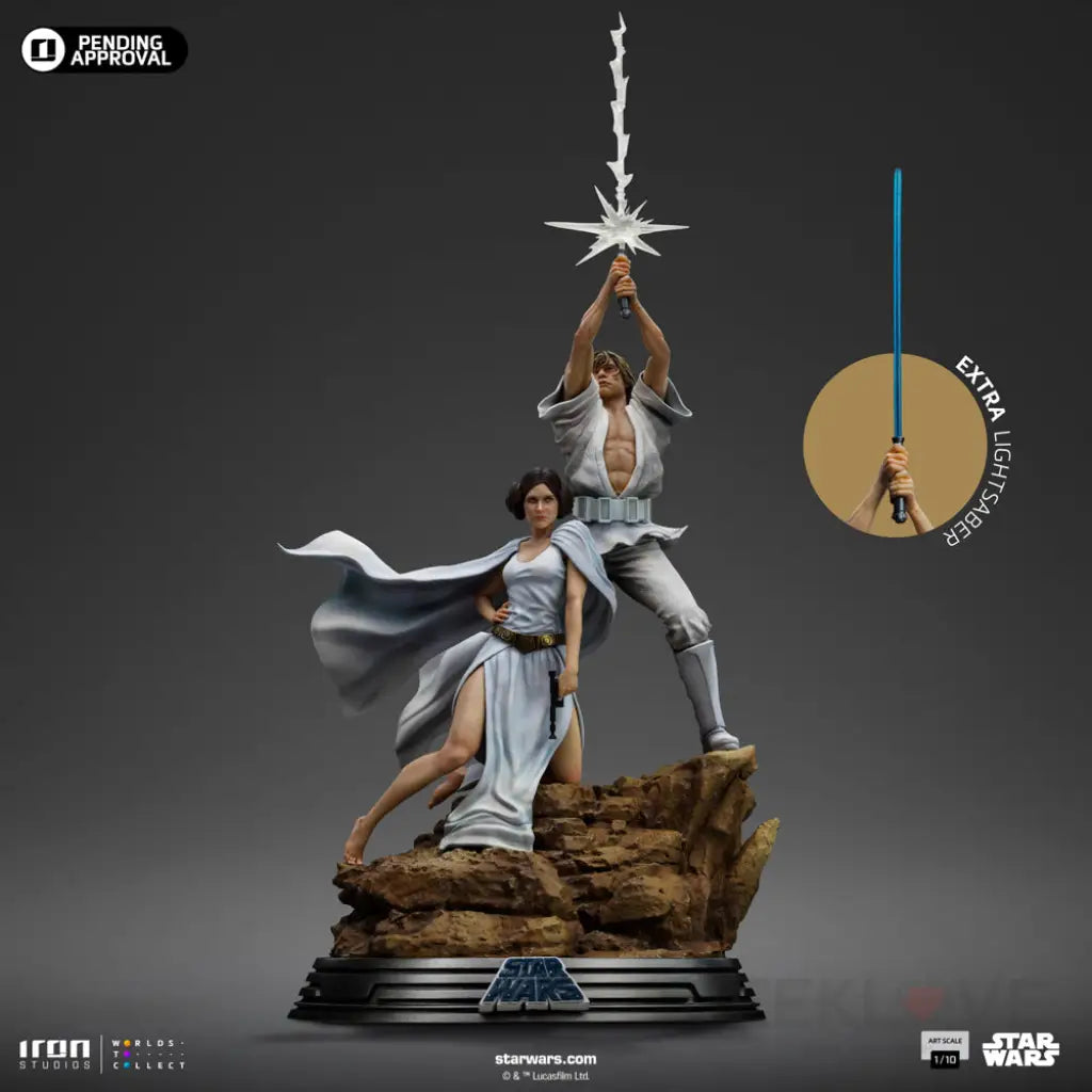 Luke And Leia Deluxe Art Scale 1/10 Figure