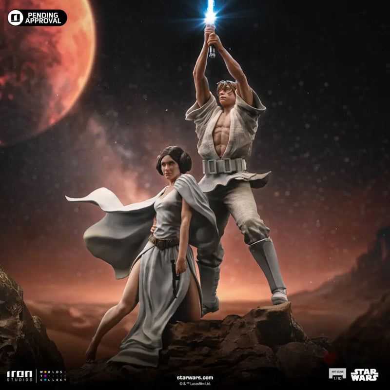 Luke and Leia Deluxe Art Scale 1/10