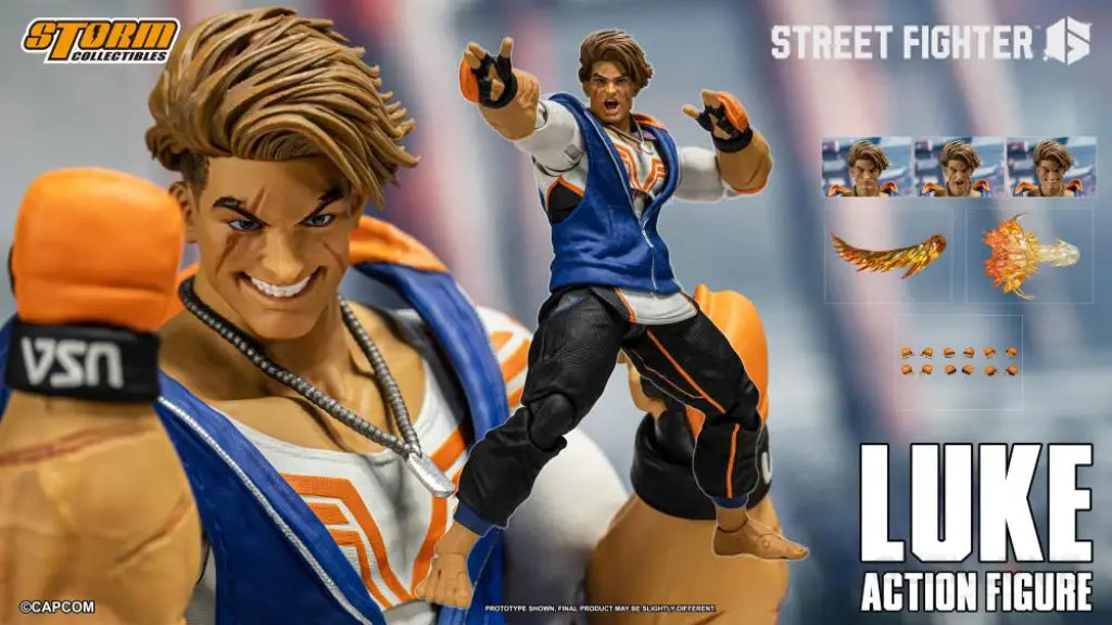 Luke Street Fighter 6 Action Figure