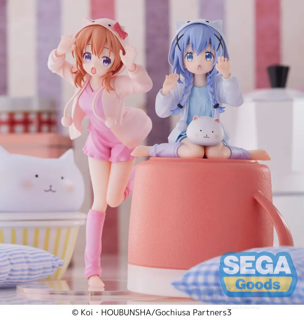 Luminasta Rabbit House Tea Party Bloom Cocoa Prize Figure