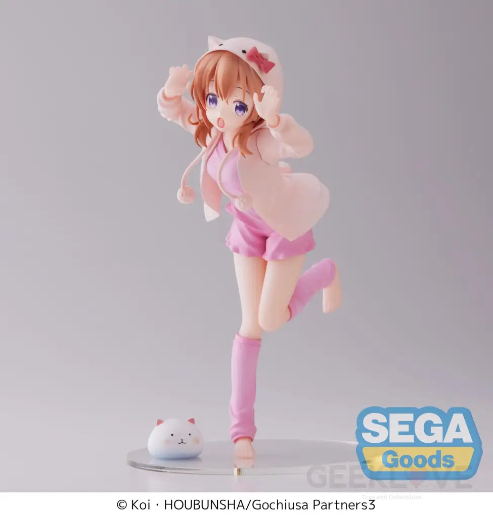 Luminasta Rabbit House Tea Party Bloom Cocoa Prize Figure