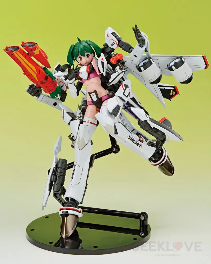 Macross V.F.G. VF-25F Messiah Ranka Lee Model Kit - GeekLoveph