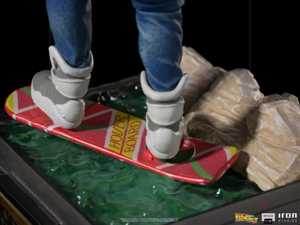 Marty McFly (On Hoverboard) 1/10 Art Scale Statue - GeekLoveph