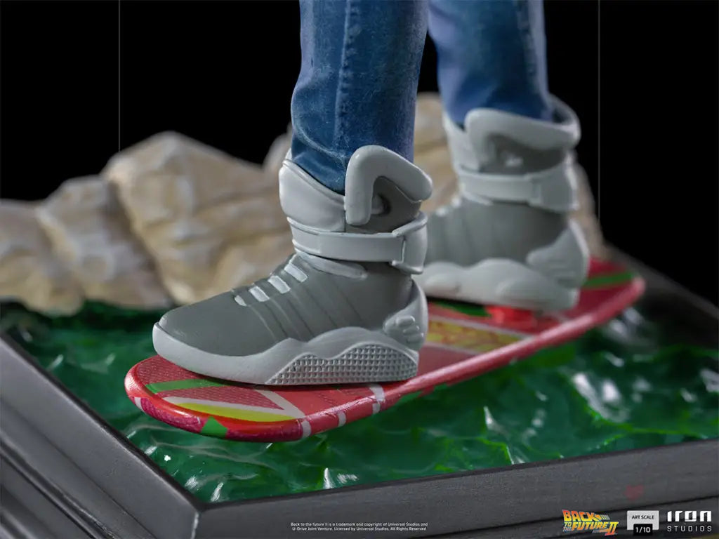 Marty McFly (On Hoverboard) 1/10 Art Scale Statue - GeekLoveph