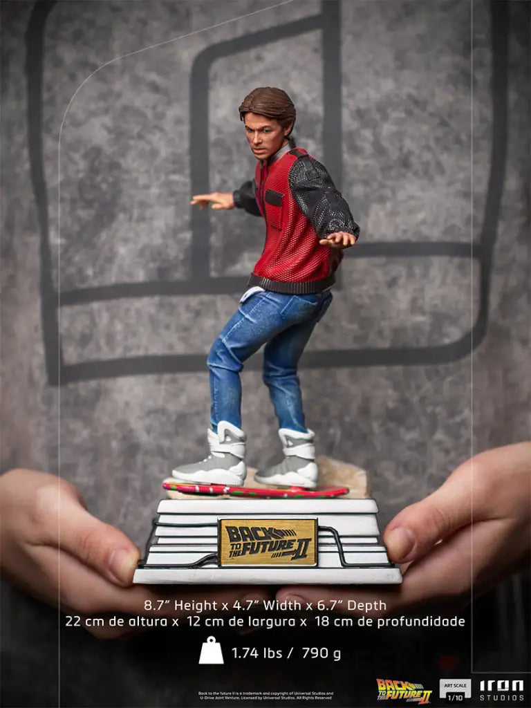 Marty McFly (On Hoverboard) 1/10 Art Scale Statue - GeekLoveph