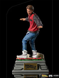 Marty McFly (On Hoverboard) 1/10 Art Scale Statue - GeekLoveph