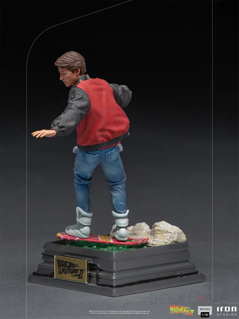 Marty McFly (On Hoverboard) 1/10 Art Scale Statue - GeekLoveph