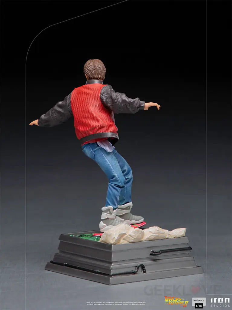 Marty McFly (On Hoverboard) 1/10 Art Scale Statue - GeekLoveph