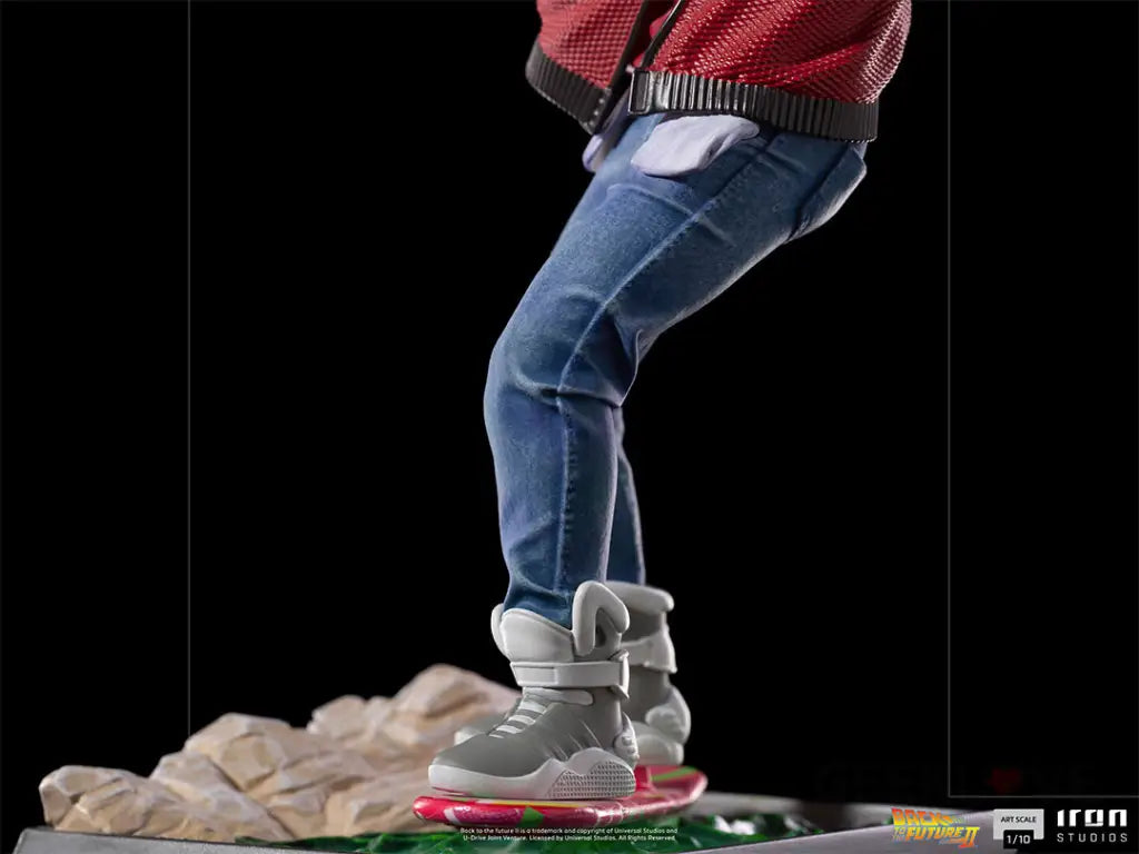 Marty McFly (On Hoverboard) 1/10 Art Scale Statue - GeekLoveph